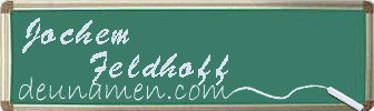 Jochem Feldhoff Visitenkarte